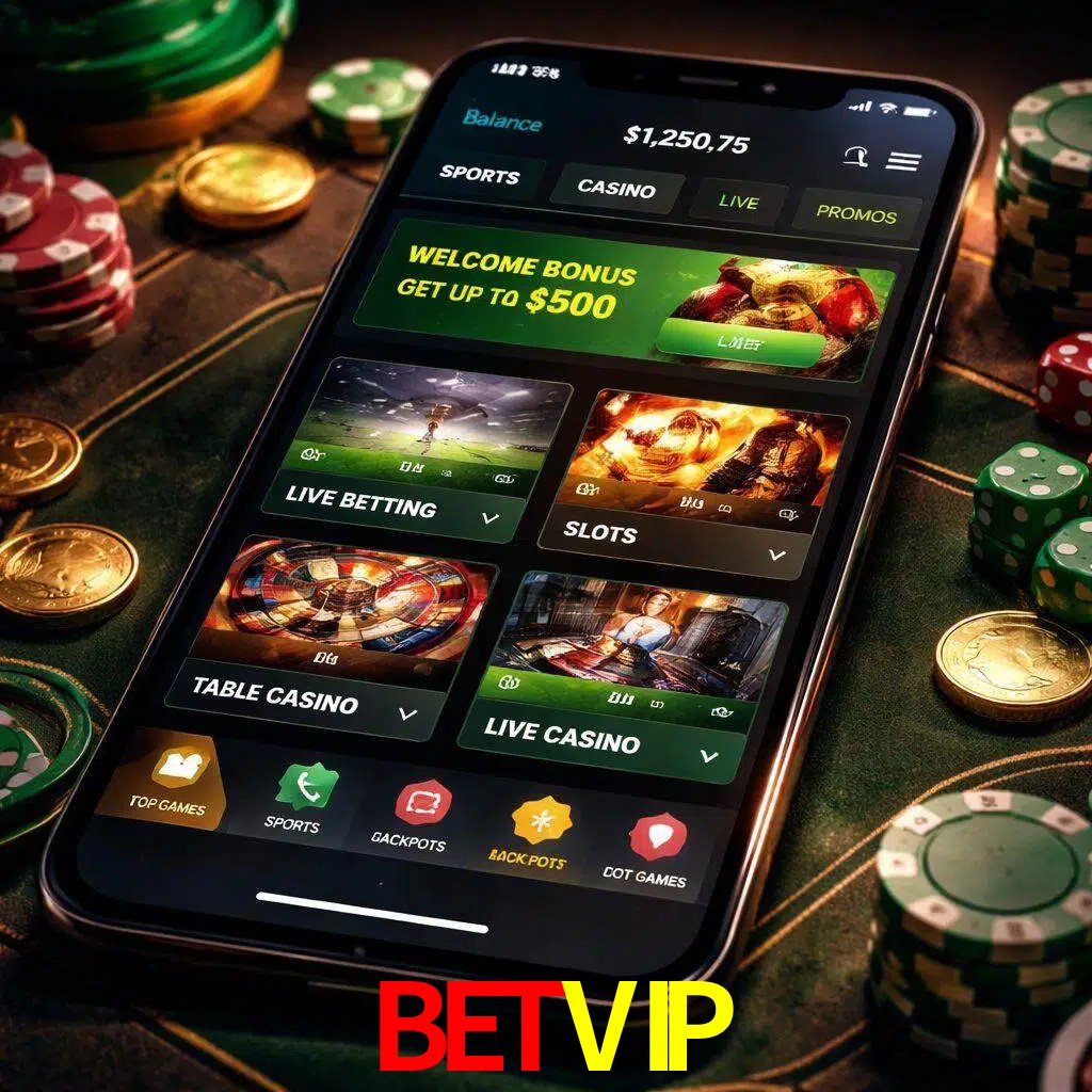 Diseño de juegos móviles BETVIP para usuarios en México