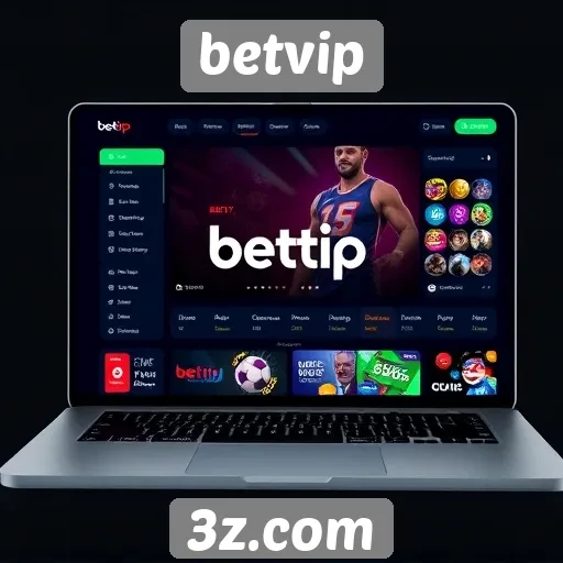 Interface e usabilidade da plataforma betvip